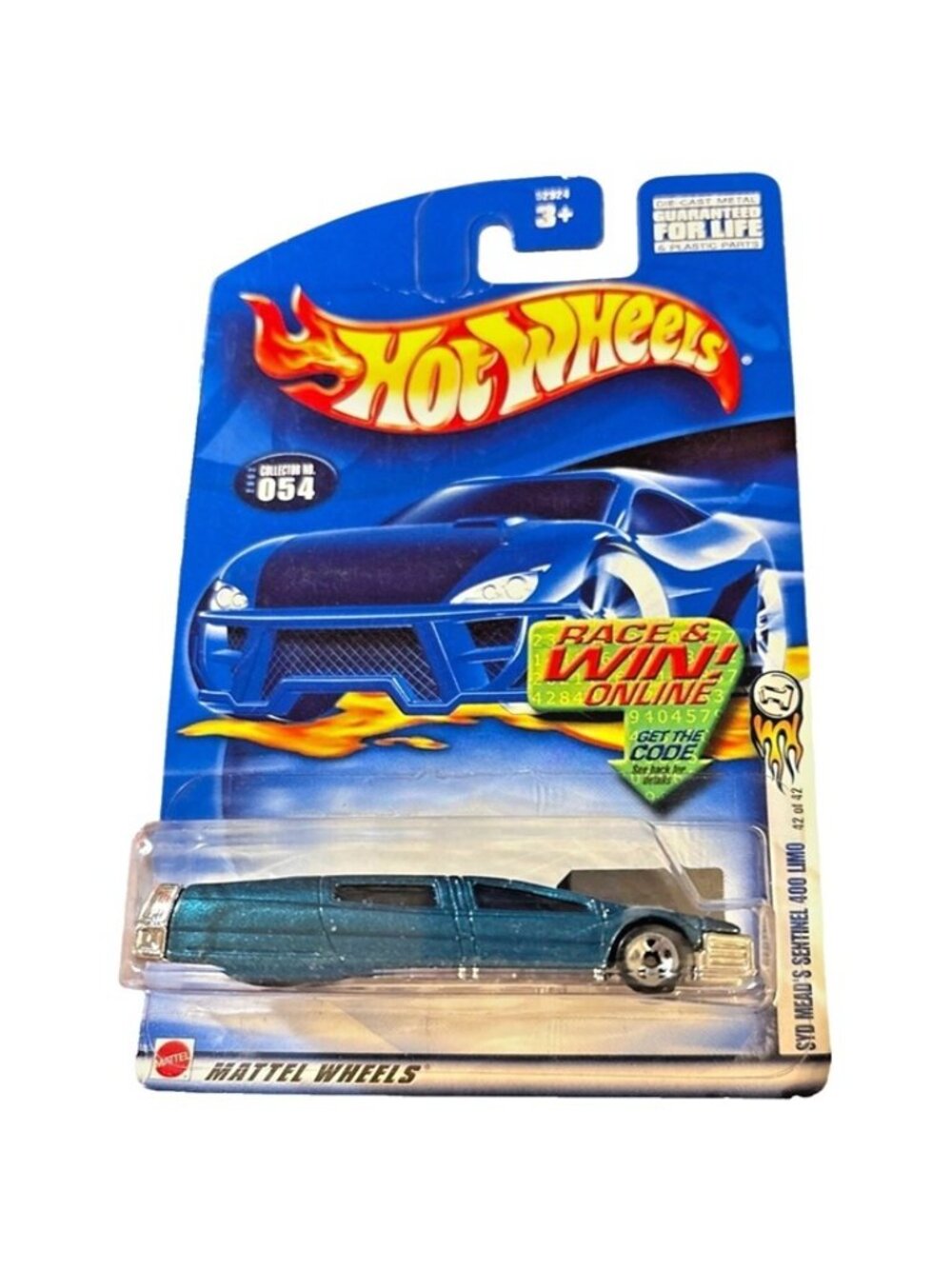 Vintage Die Cast Hot Wheels #054 Blue Metallic SYD Meads Sentinel 400 Limo - Picture 6 of 6